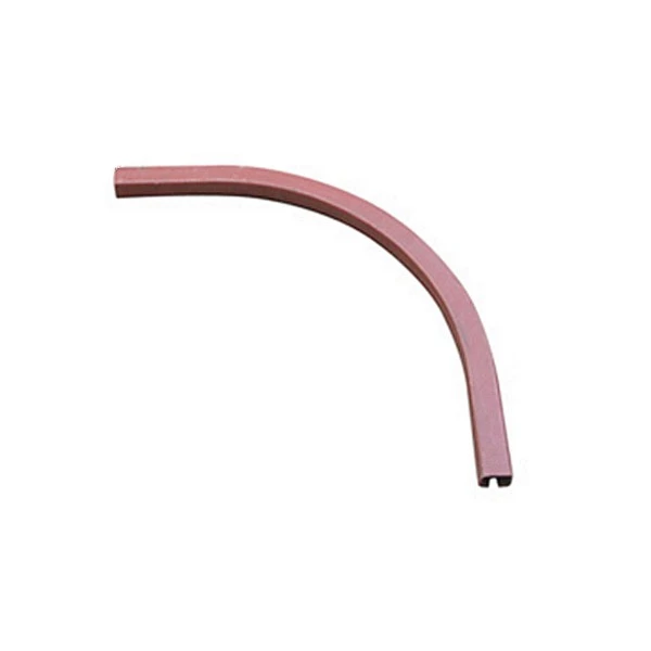 Turntable curved rail